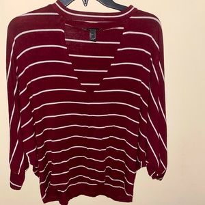 Forever 21 deep v blouse